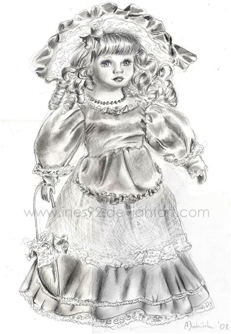 porcelain doll drawing